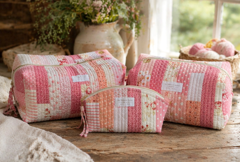 Vintage Farmhouse Knitting Bags