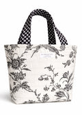 Mini Project Tote - Grey/Check Floral