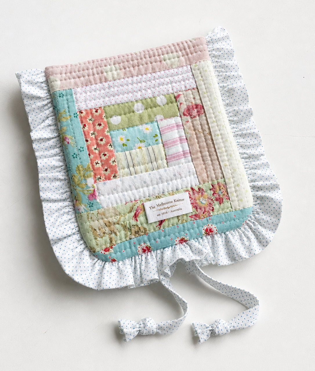 Needle Roll - Ruffled Log Cabin #1