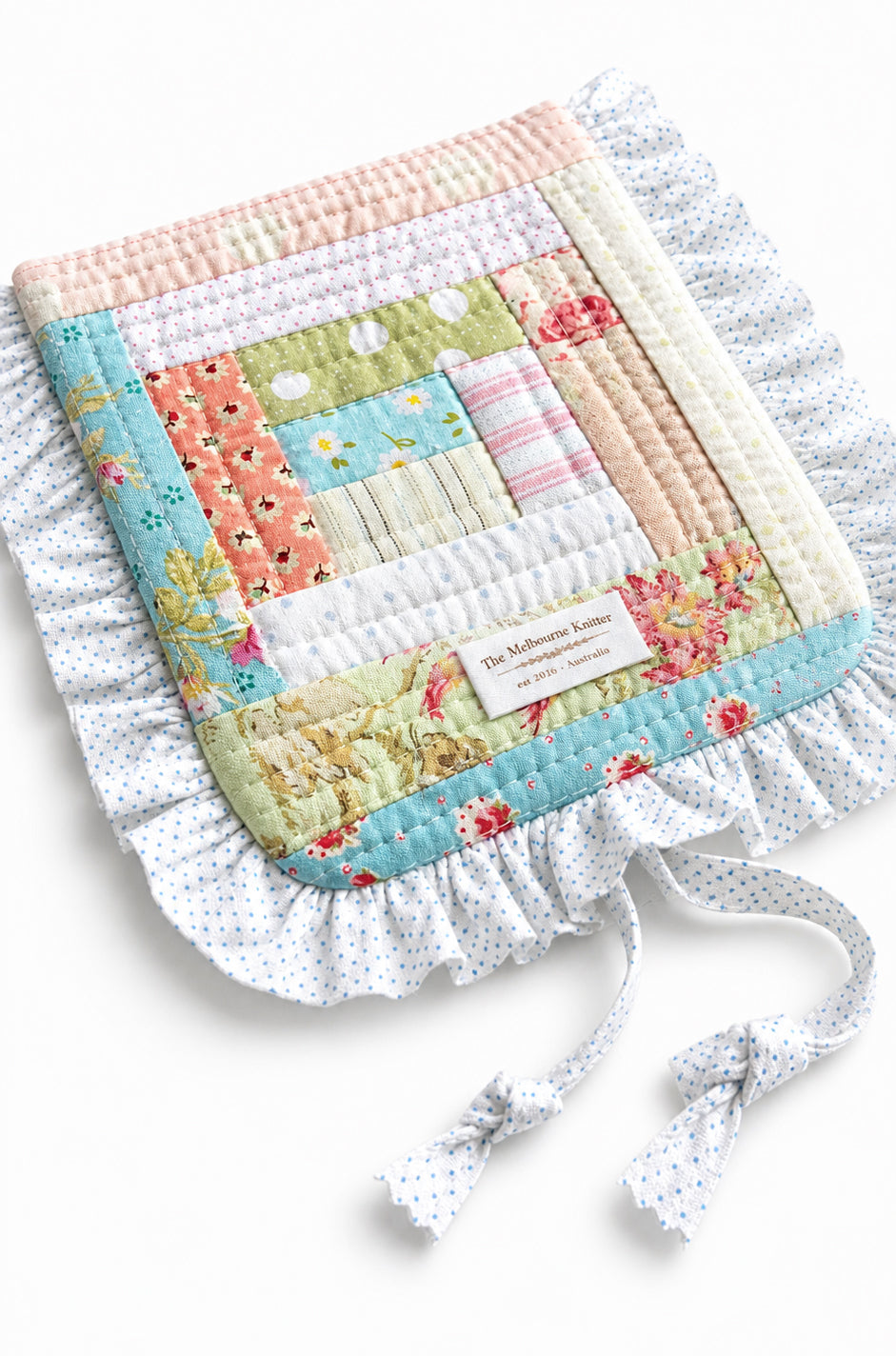 Needle Roll - Ruffled Log Cabin #1