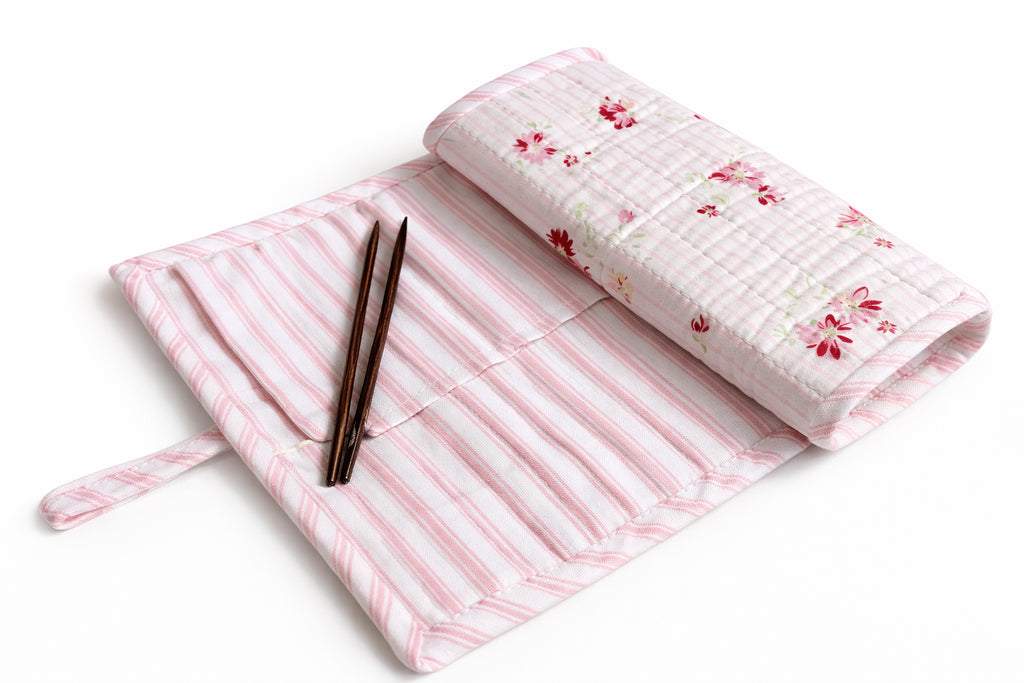 Needle Roll - Pink Floral - Large