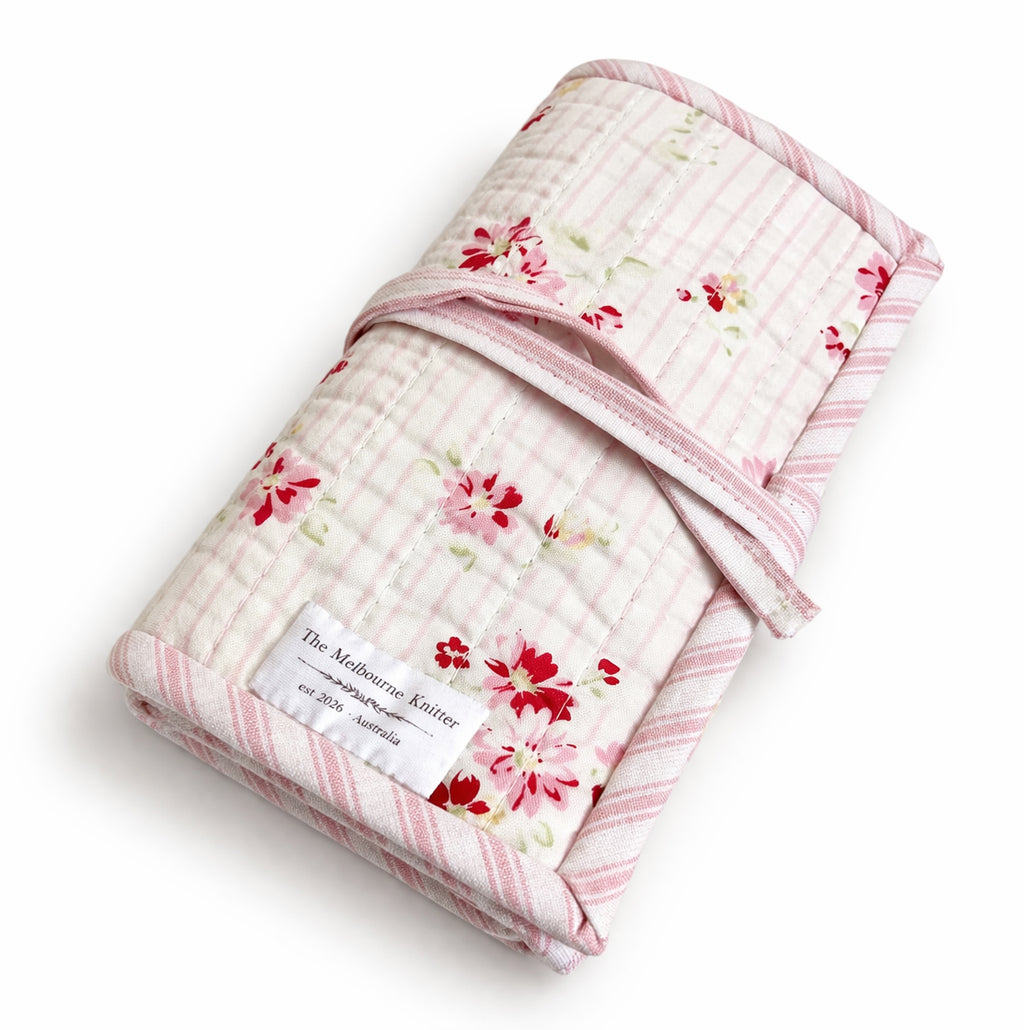 Needle Roll - Pink Floral - Large