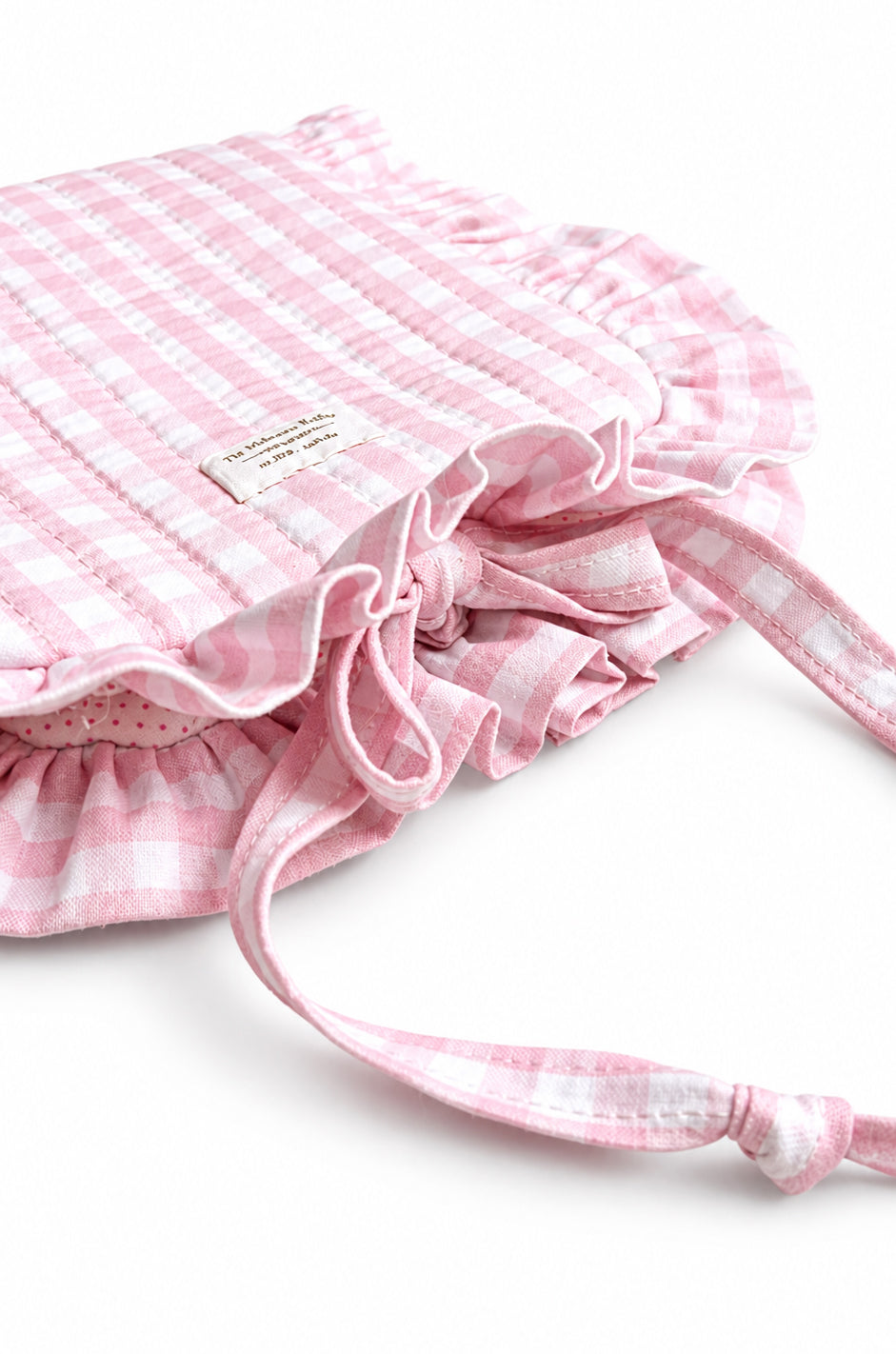 Needle Roll - Ruffled Pink Gingham