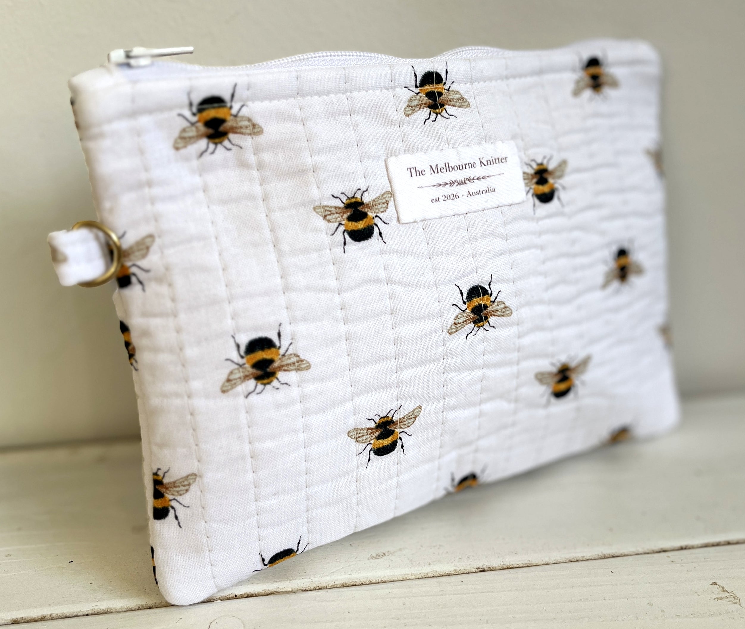 Notions Pouch -  Medium - Bees