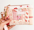 Notions Pouch -  Log Cabin Patchwork Pastel #3