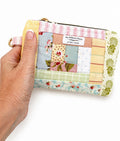 Notions Pouch -  Log Cabin Patchwork Pastel #4