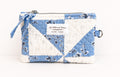 Notions Pouch - Blue Floral Patchwork - Small