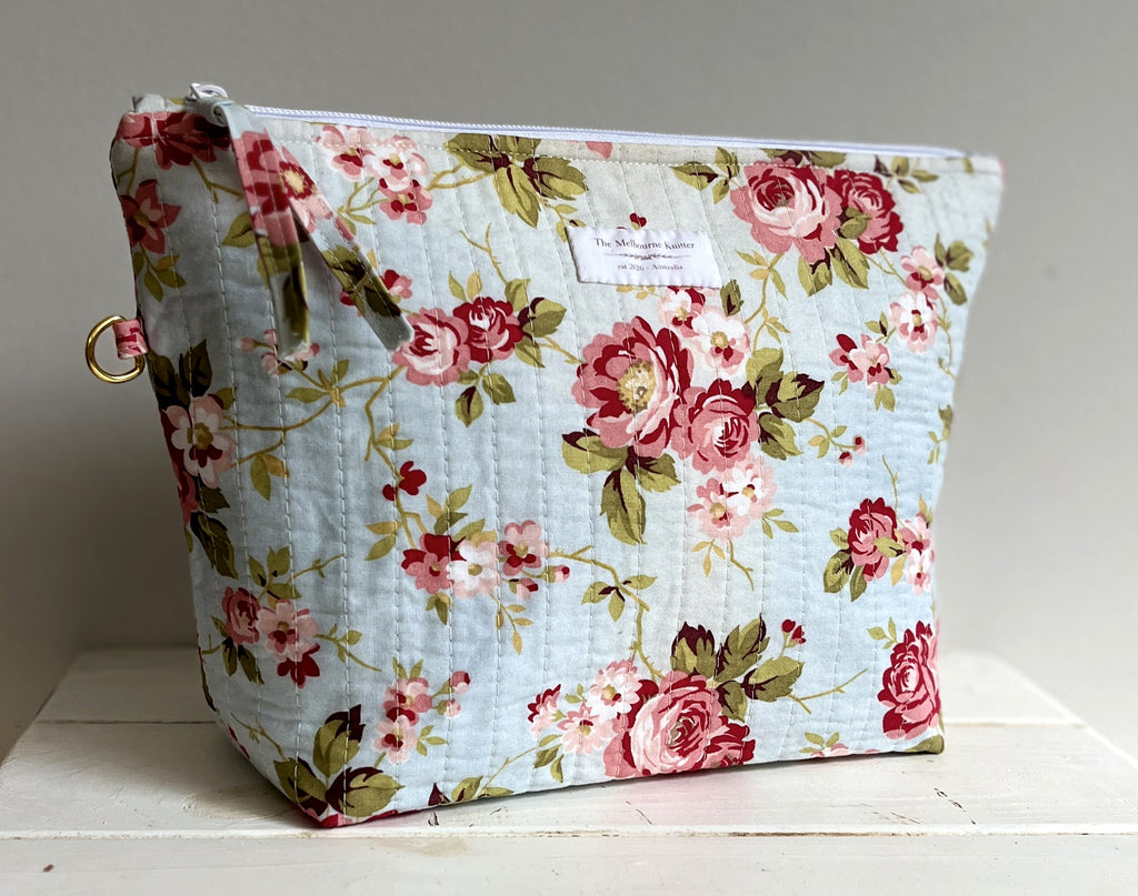 Project Pouch - Vintage Blue - Medium