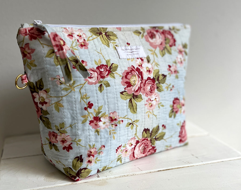 Project Pouch - Vintage Blue - Medium