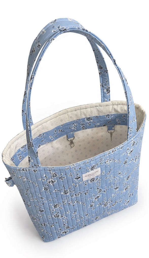 Project Tote - Blue Floral - Large