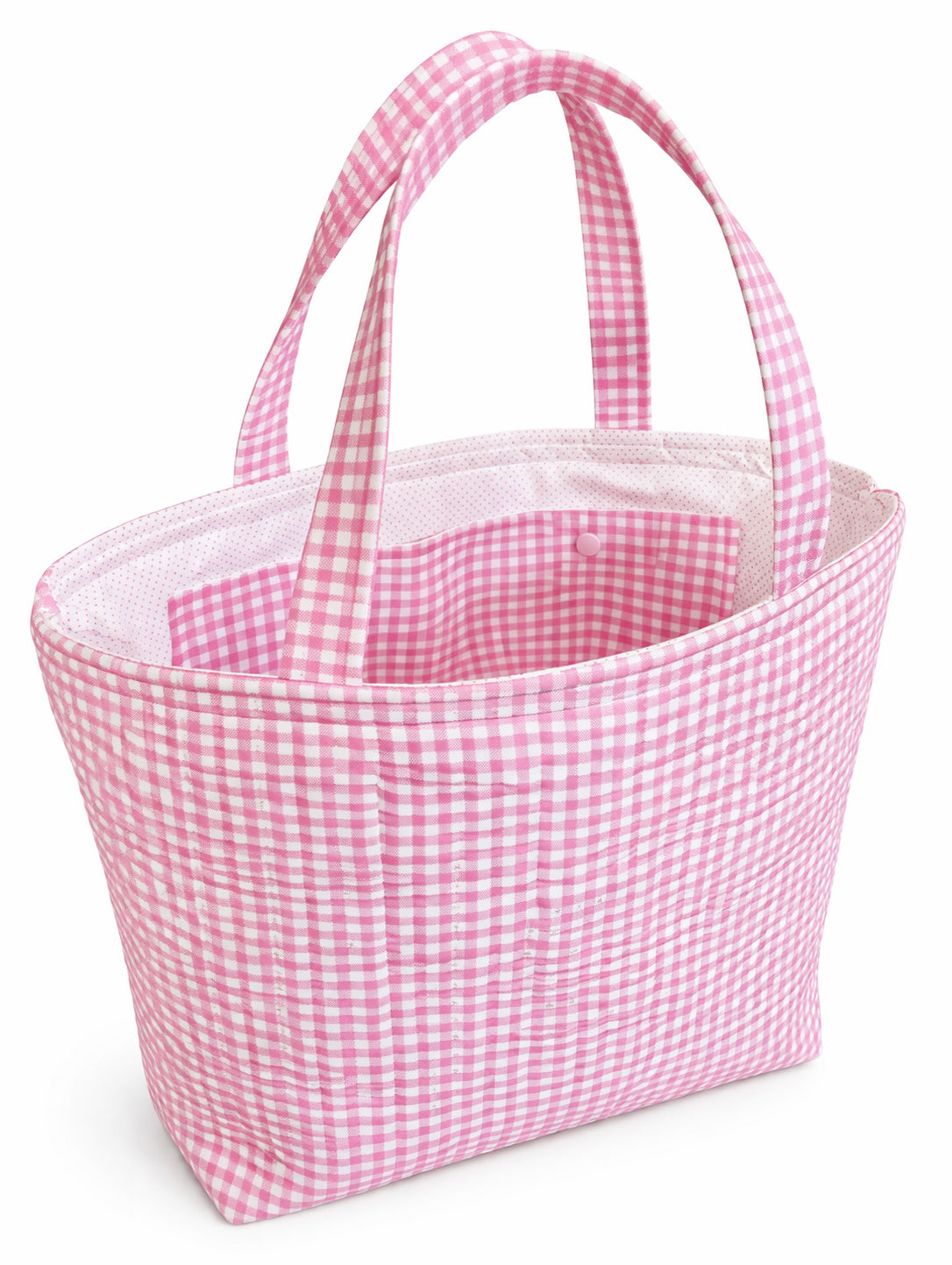 Project Tote - Pink Gingham - Large