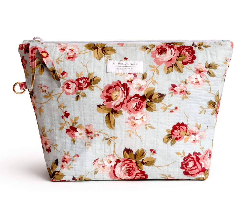 Project Pouch - Vintage Blue - Medium