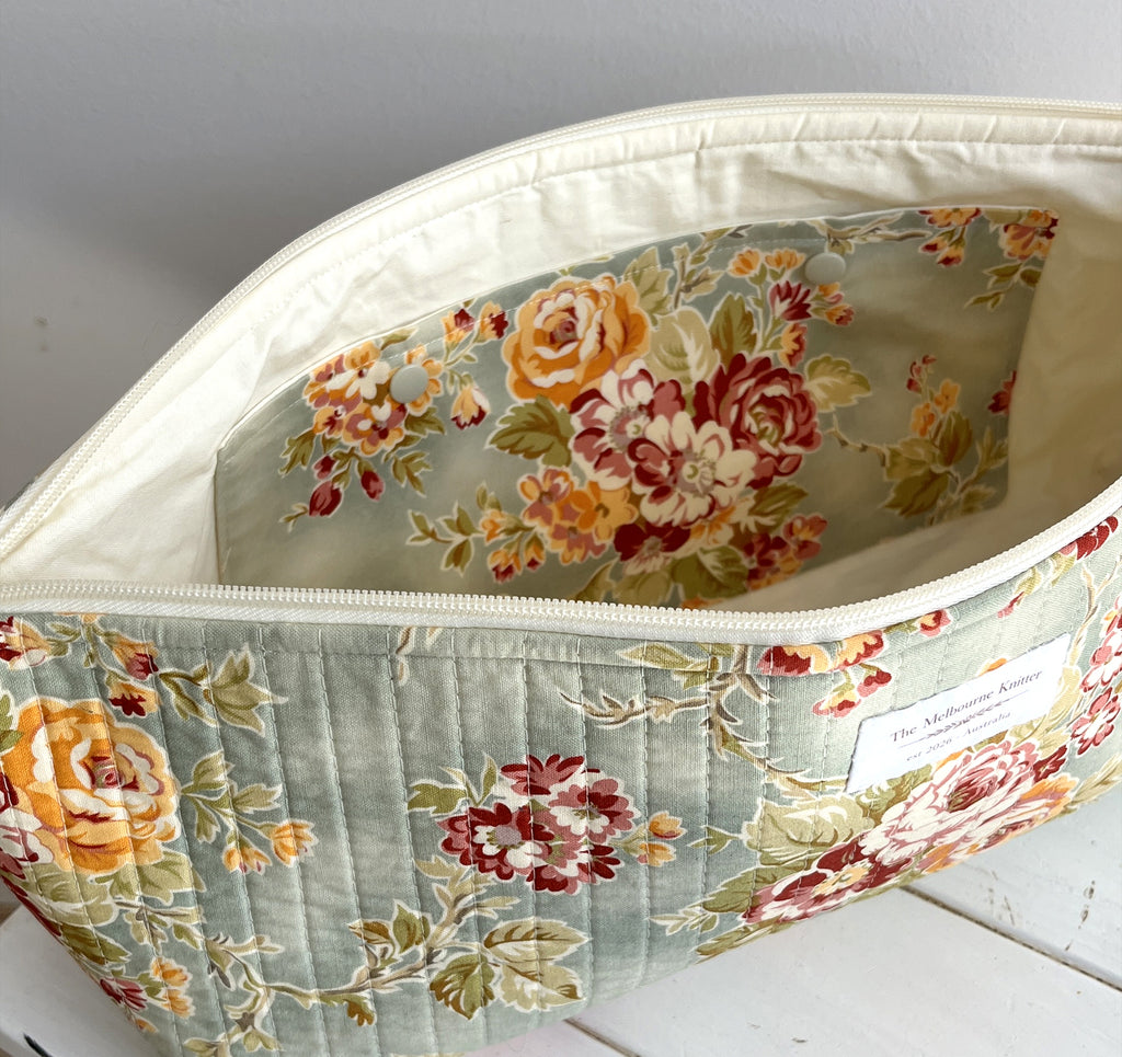 Rectangular Project Bag - Forties Retro - Medium