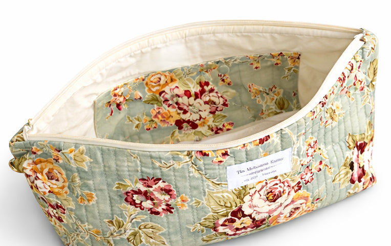 Rectangular Project Bag - Forties Retro - Medium