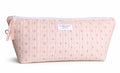 Rectangular Project Bag - Pink Circles - Medium
