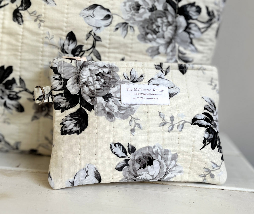 Notions Pouch - Small - Victorian Floral