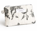Notions Pouch - Small - Grey Floral