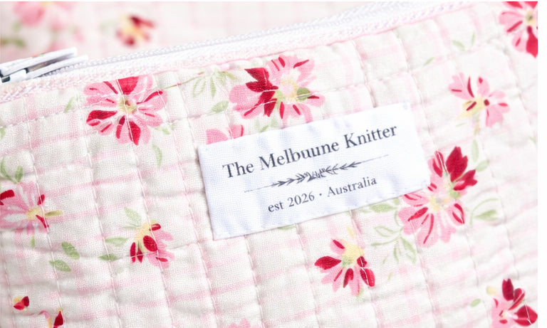 Notions Pouch - Small - PInk Floral