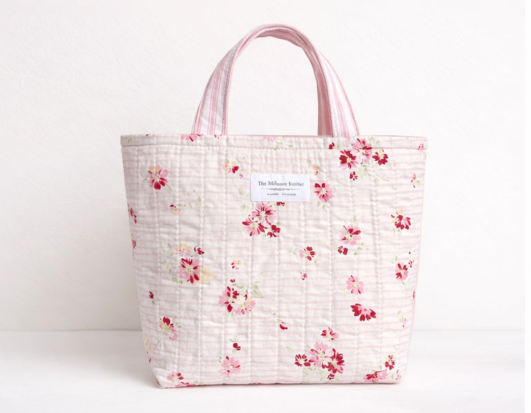 Small Project Tote - Pink Floral
