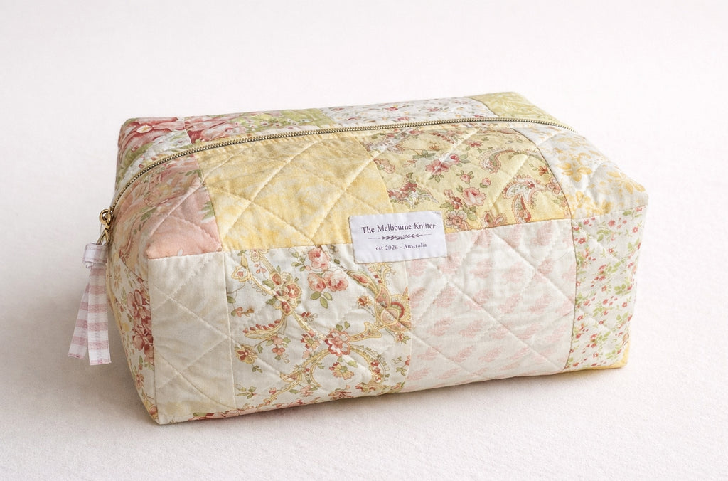 The Middy Boxy -  Project Hold All Bag - Pastel Patchwork - Medium