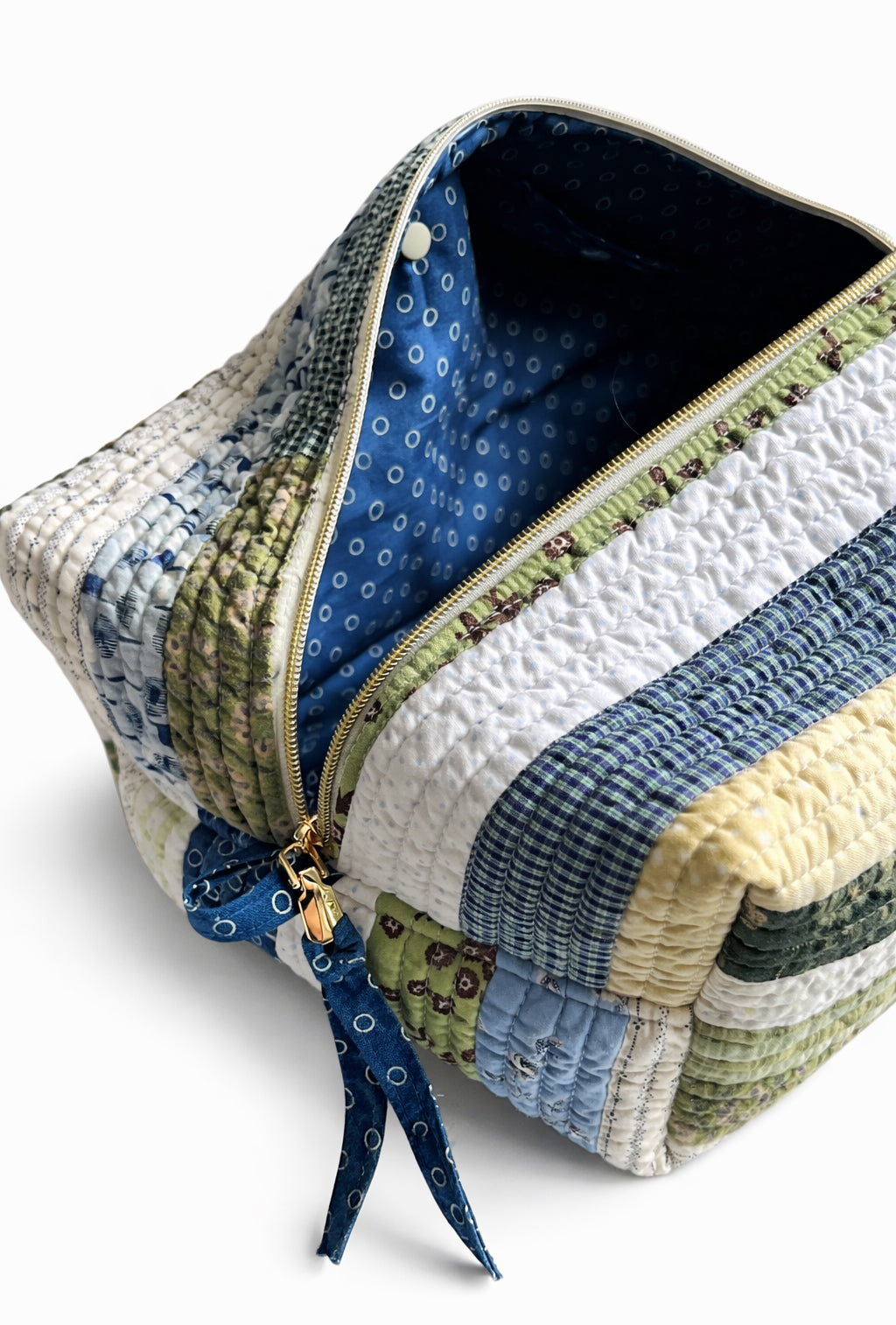 The Big Boxy -  Project Hold All Bag - Vintage Farmhouse Blue - Large