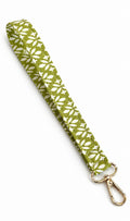 Wristlet - Wrist Strap - Green Abstract