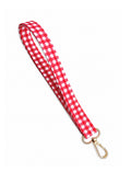 Wristlet - Wrist Strap - Red Gingham Check